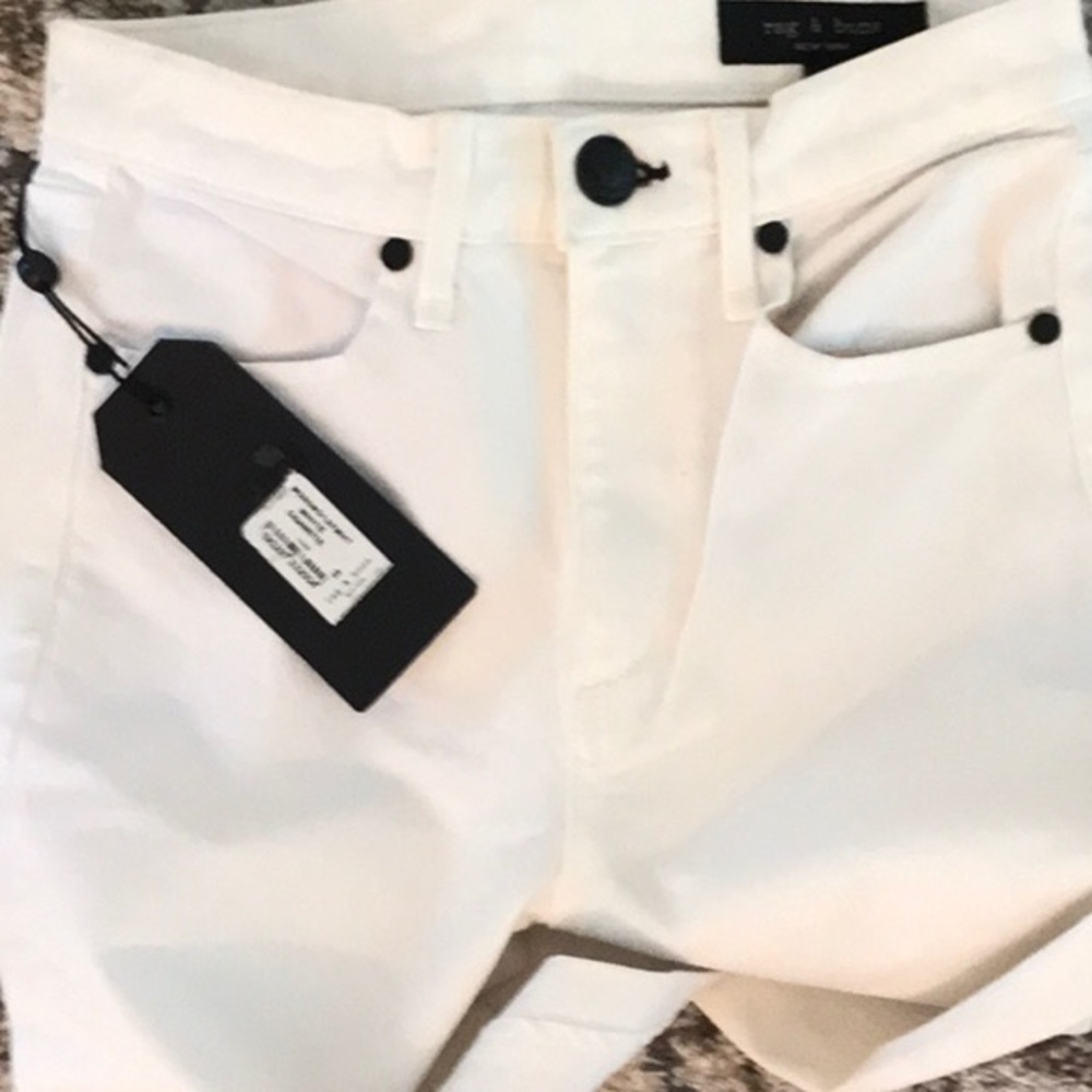 ✨NEW!✨ Rag & Bone White Cigarette Jeans Pants in Size 23 XXS! - Picture 6 of 13